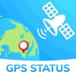 gps status android application logo